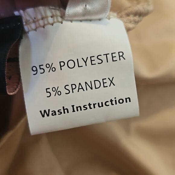 NWT Gold Ruffle Ruched Tulip Romantic Silky Skirt Sz Small - Picture 6 of 7